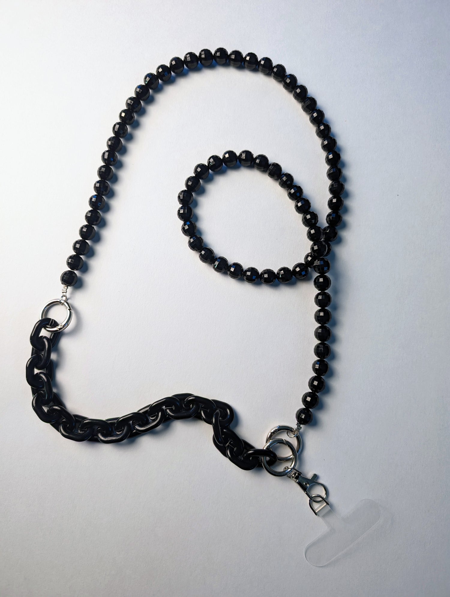 Chain + Beaded Strap