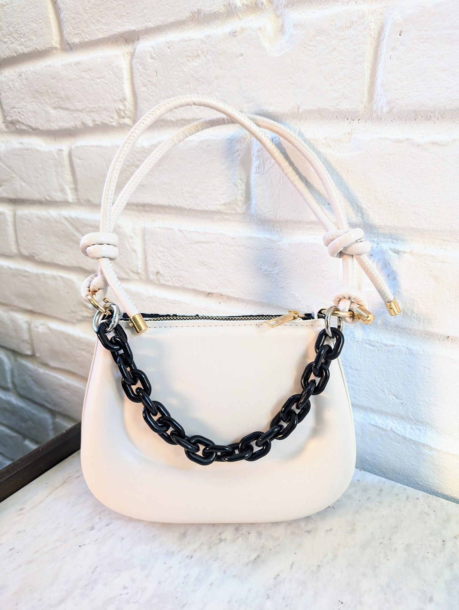 Chain + Beaded Strap